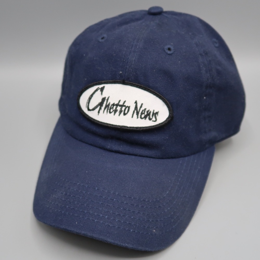 Ghetto News Blue Adult Baseball Cap Hat